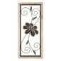 PANEL ŻELAZNY I DREWNIANY KOMAN -A- 26X2,5X60 cm